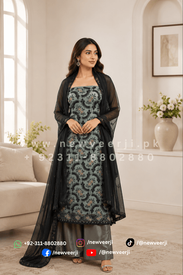 3 Piece Organza Suit - New Veer Ji