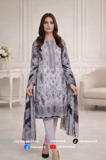 3 Piece Lawn Suit