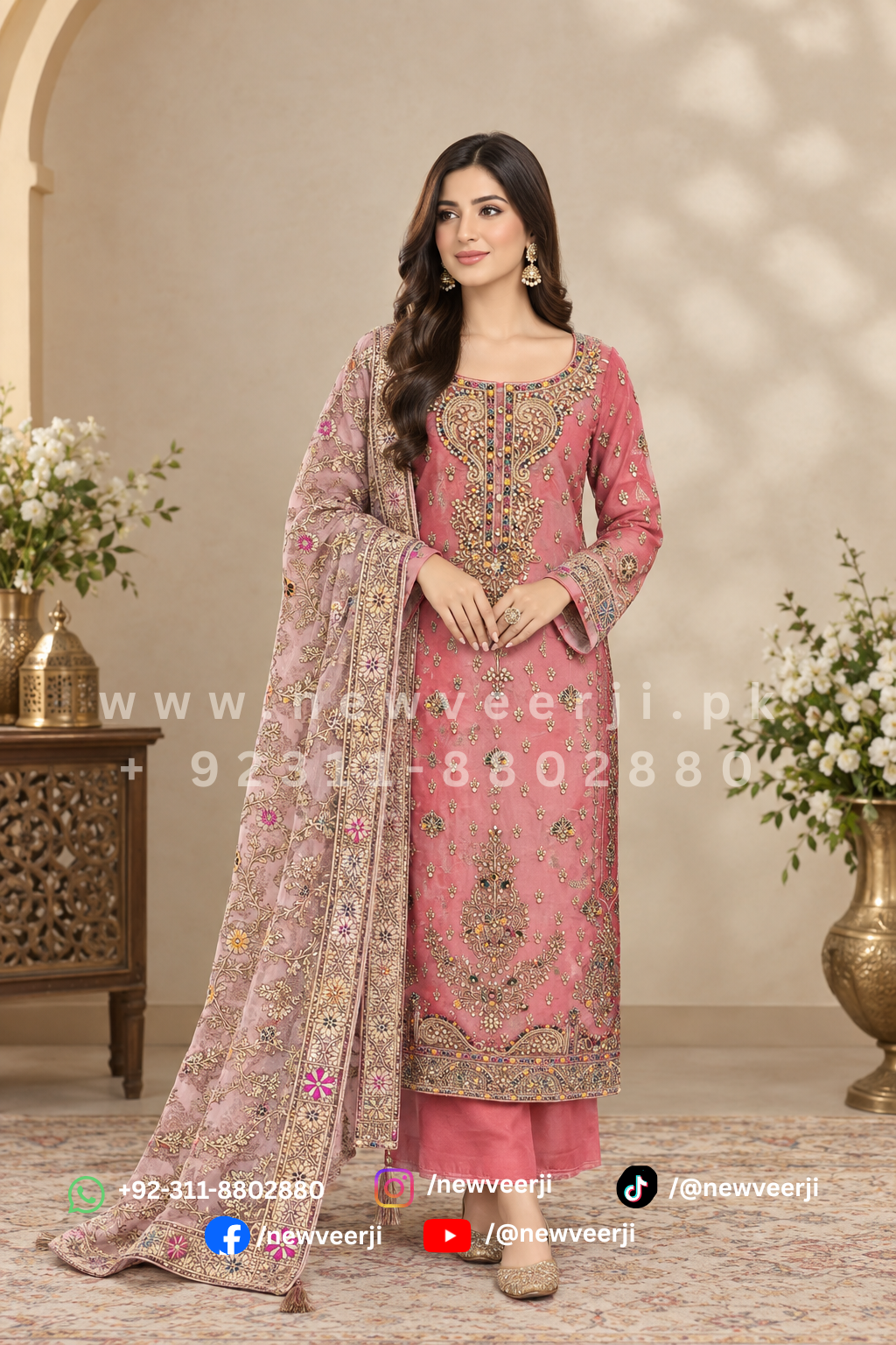 Party Wear Suit 4p