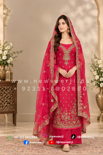 Pure chiffon Suit 3p