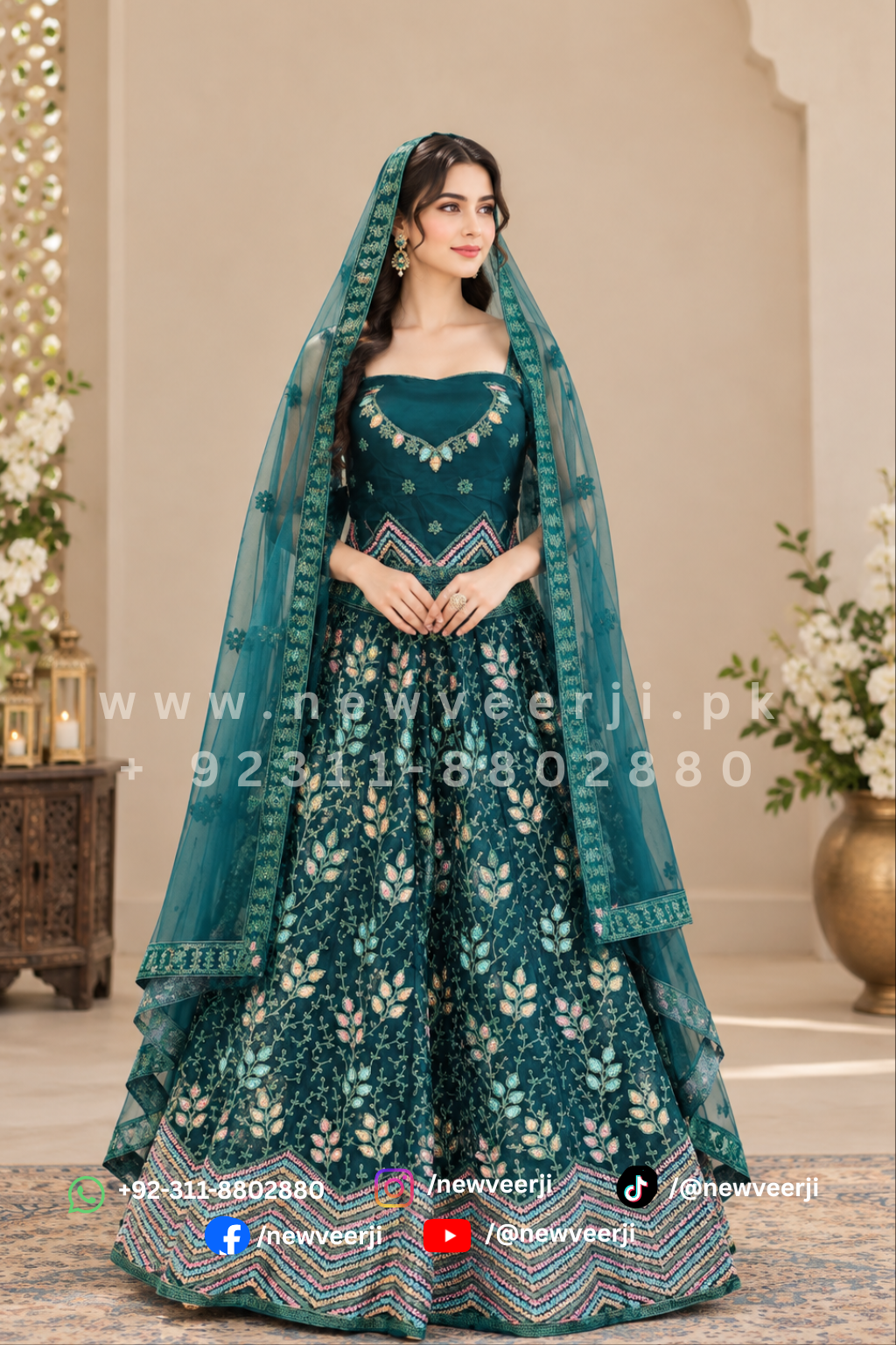 Designer Indian lehenga