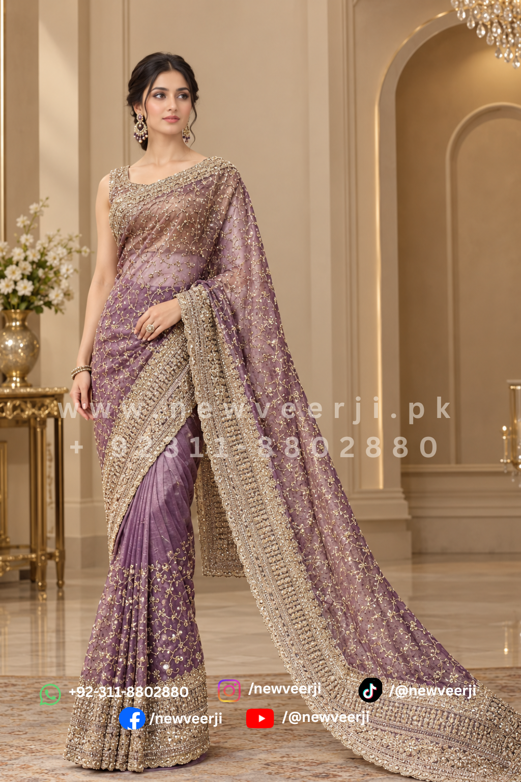 Beautiful Designer Mehsuri Saree
