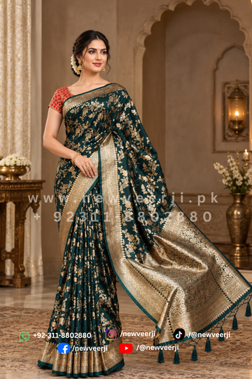 Premium Kanjivaram Banarasi Silk Saree