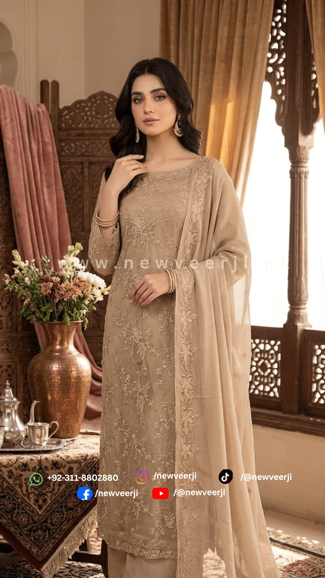 Bareeze Style 3p Suit - New Veer Ji