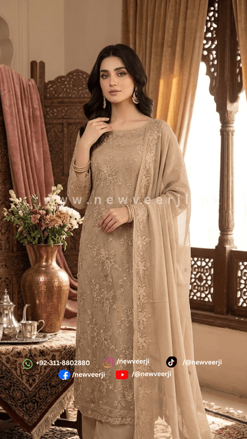 Bareeze Style 3p Suit - New Veer Ji
