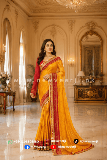 Chunri handmade print Saree - New Veer Ji