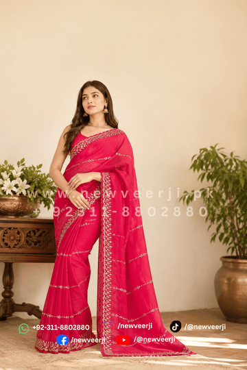 Double Shade micro Shimmery Silk - New Veer Ji