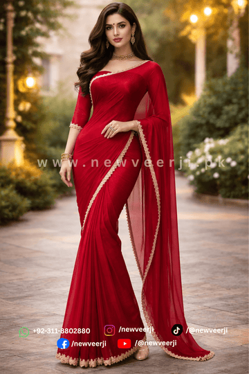 Elegant Fancy Silk Saree - New Veer Ji