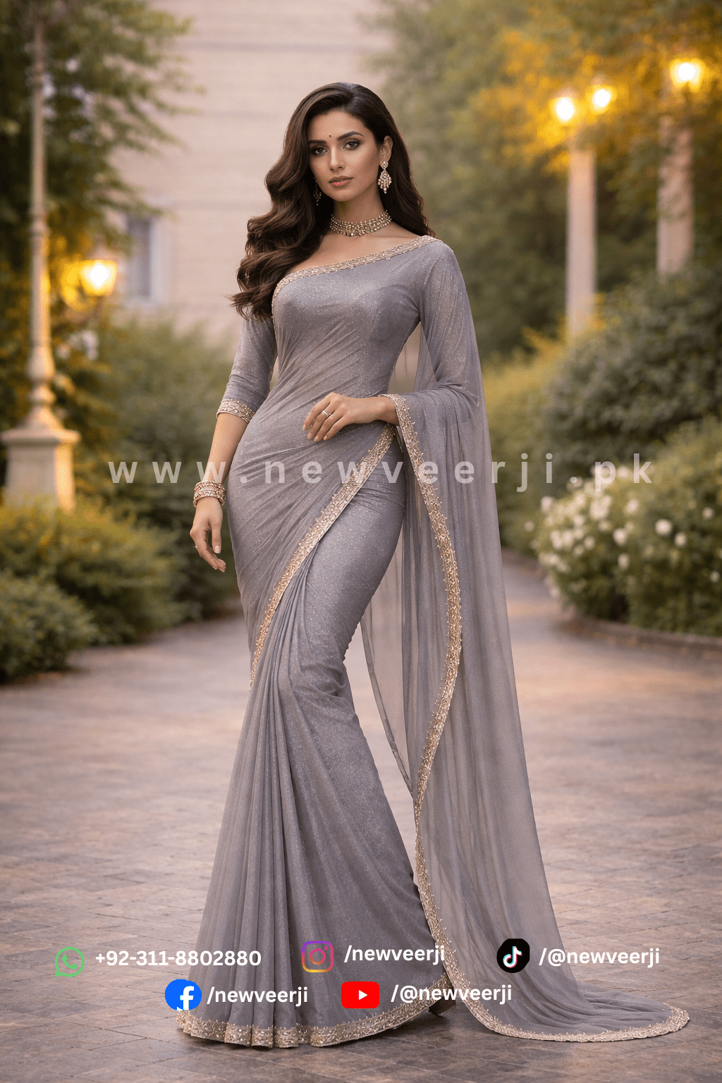 Elegant Fancy Silk Saree - New Veer Ji