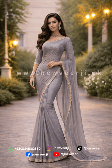 Elegant Fancy Silk Saree - New Veer Ji