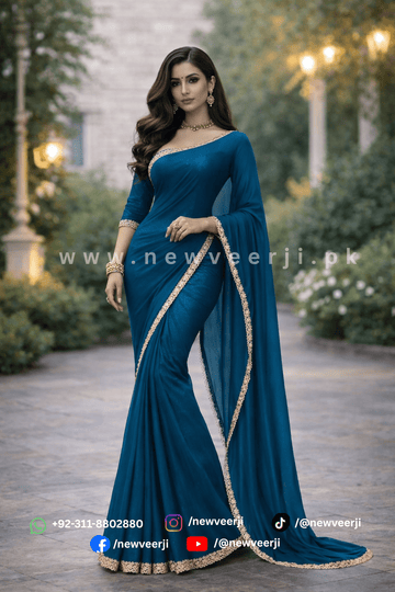 Elegant Fancy Silk Saree - New Veer Ji
