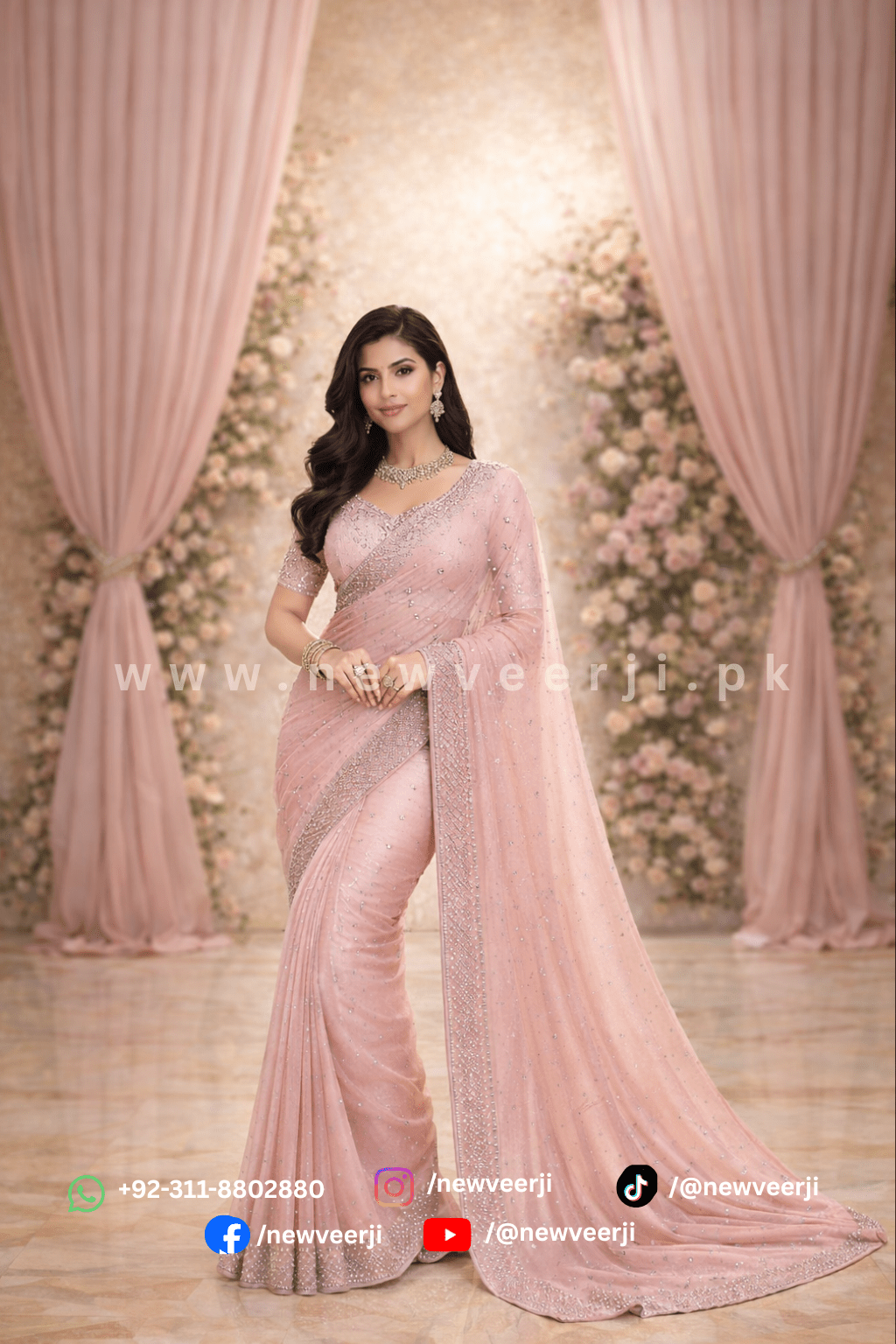 Elegant Micro Silk Saree - New Veer Ji