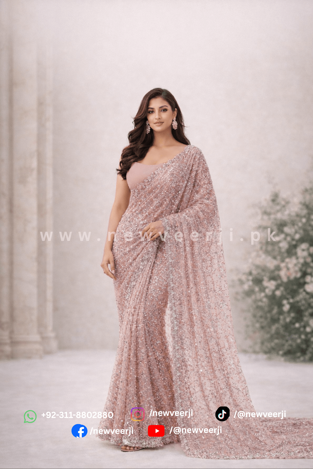 Elegant Saree Net - New Veer Ji