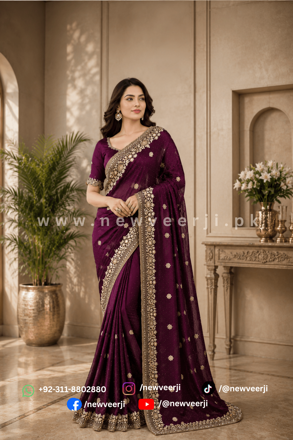 Micro Silk Saree - New Veer Ji