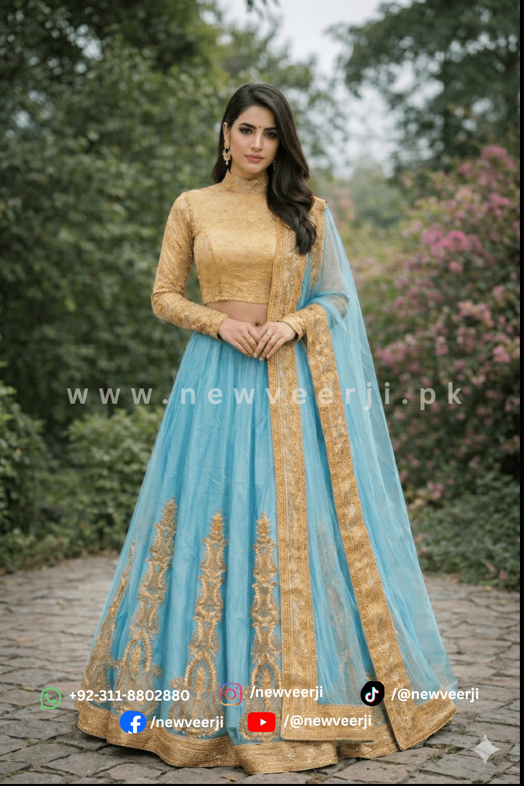 Party Wear Designer Lehenga - New Veer Ji