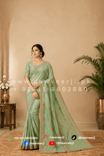 Premium Soft Katan Silk Saree - New Veer Ji