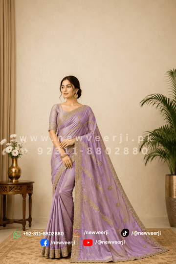 Premium Soft Katan Silk Saree - New Veer Ji