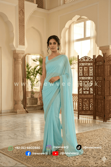 Pure Premium Chiffon Saree - New Veer Ji