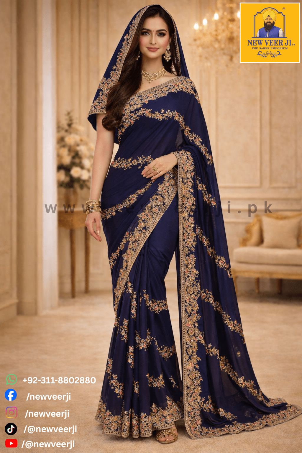 Saree Vichitra Zari - New Veer Ji