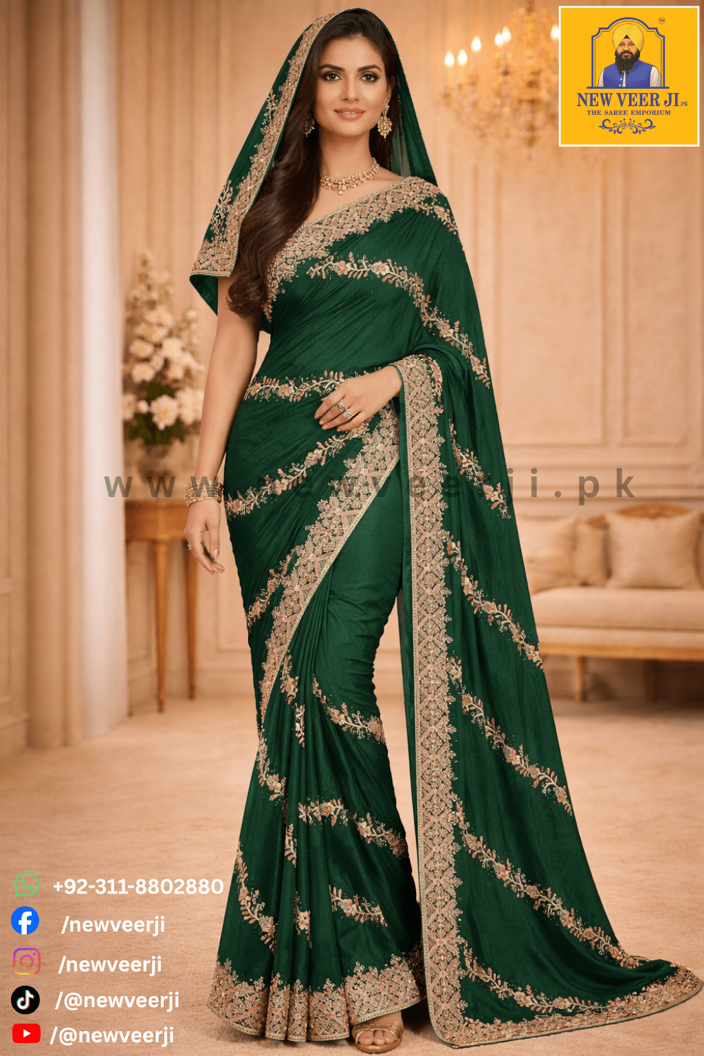 Saree Vichitra Zari - New Veer Ji
