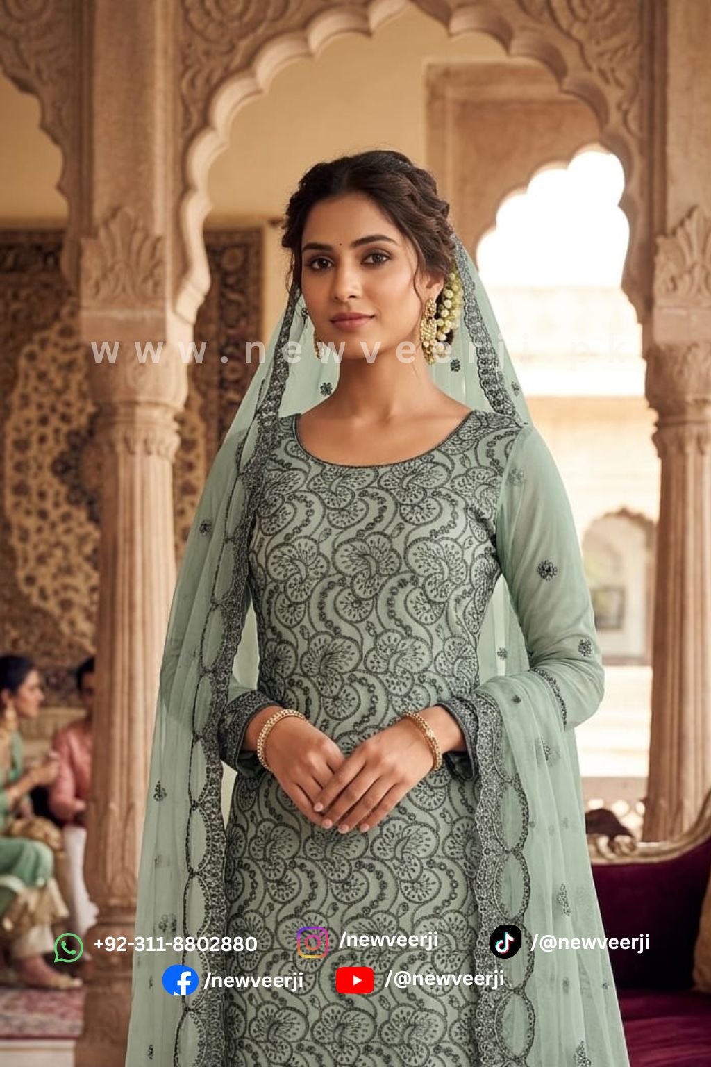 Shesha Silk dress 3Piece - New Veer Ji