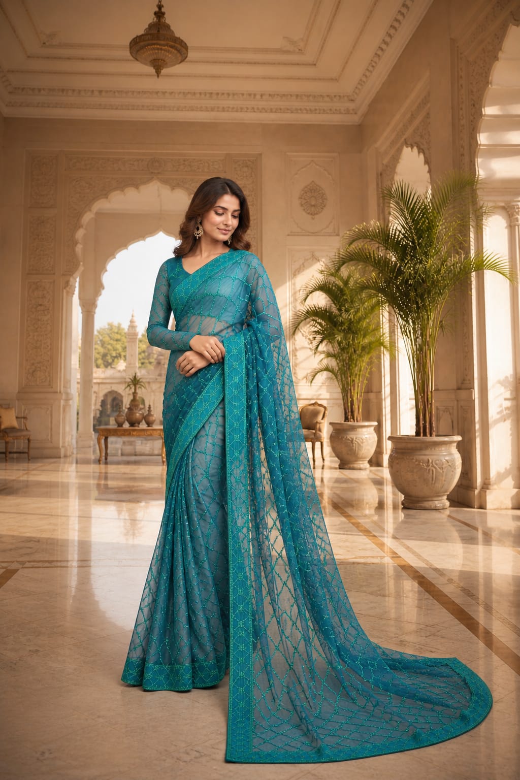Soft Chiffon Saree - New Veer Ji
