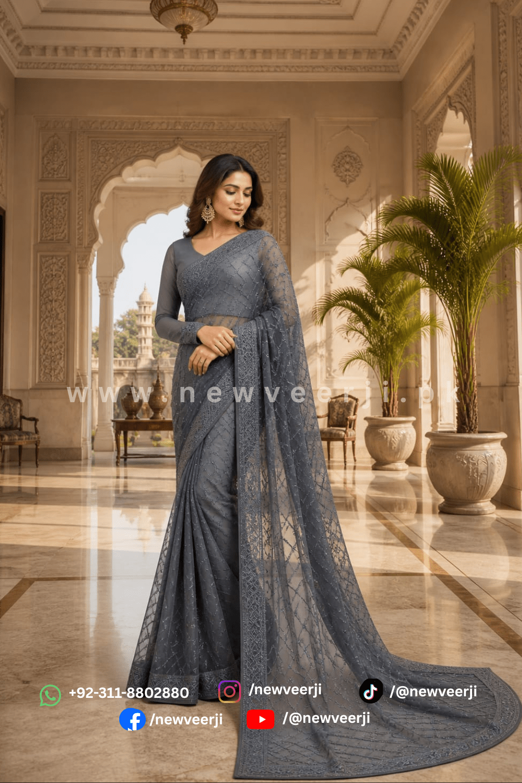 Soft Chiffon Saree - New Veer Ji